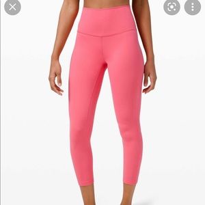 NWOT Lululemon Align 25” leggings- Guava Pink